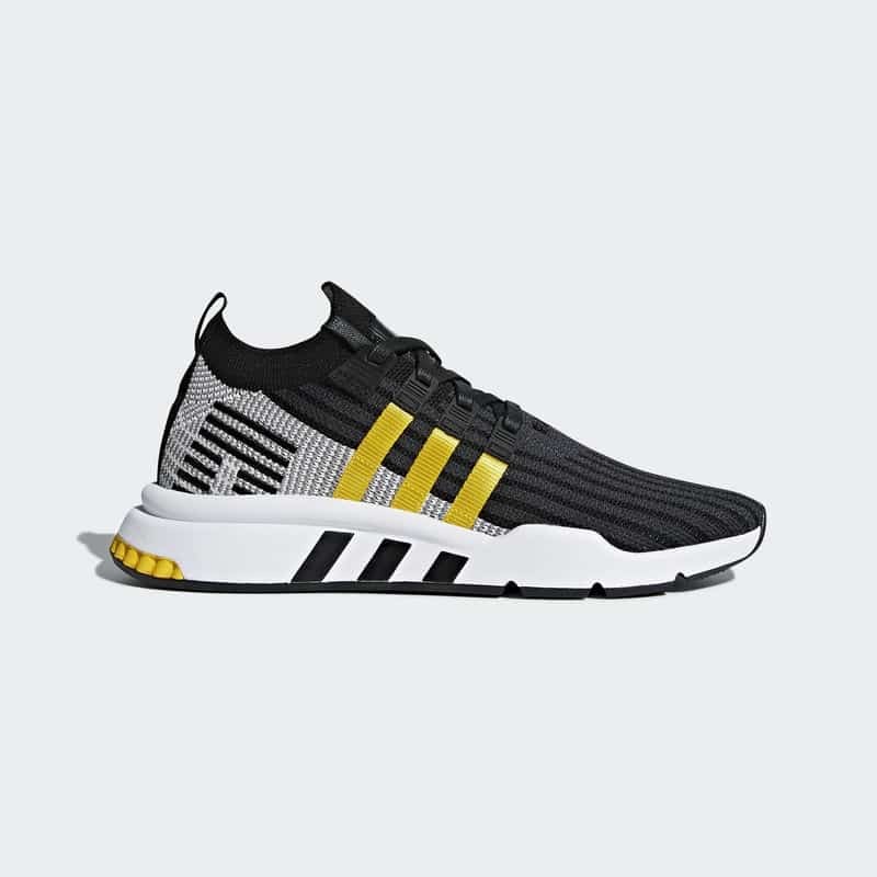 Adidas eqt support mid adv pk black clearance yellow